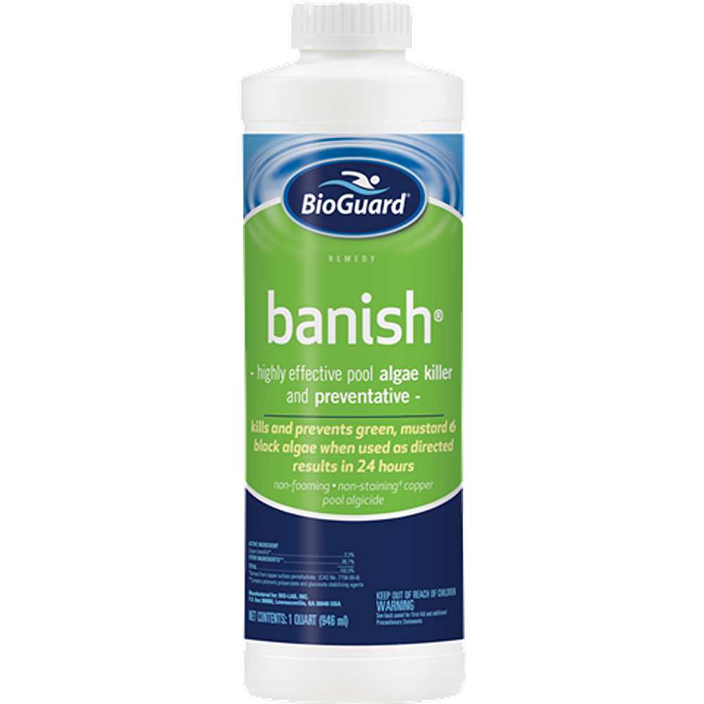 BioGuard Banish Algae Killer & Preventer 1qt 23500BIO