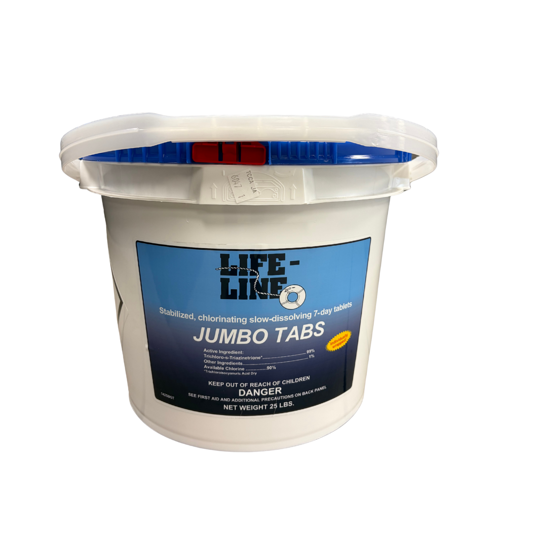 3" JUMBO CHLORINE TABS LIFELINE 25LB