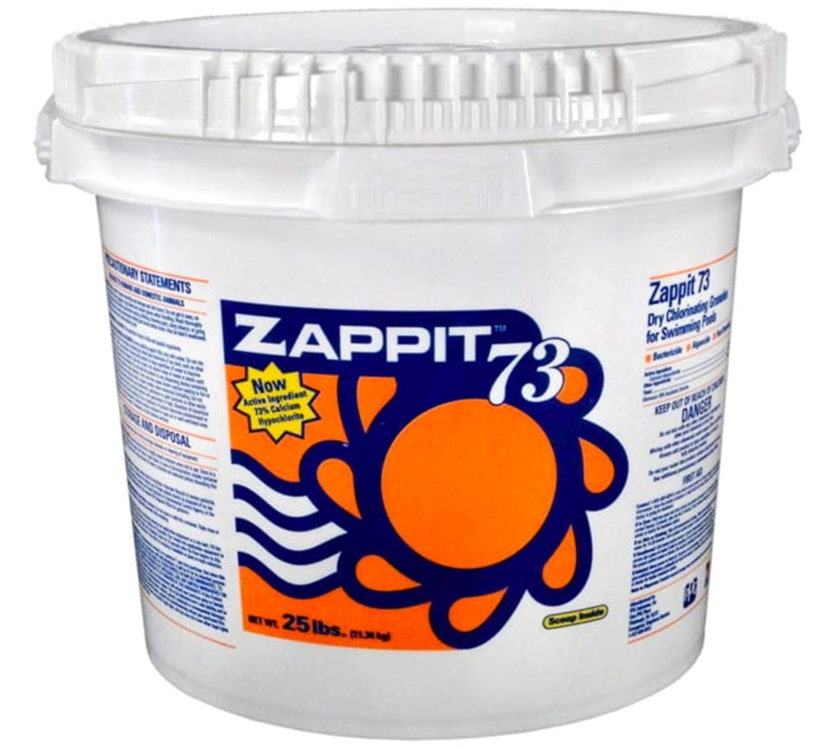 ZAP IT 25LB GRANULAR CHLORINE 73% CAL-HYPO
