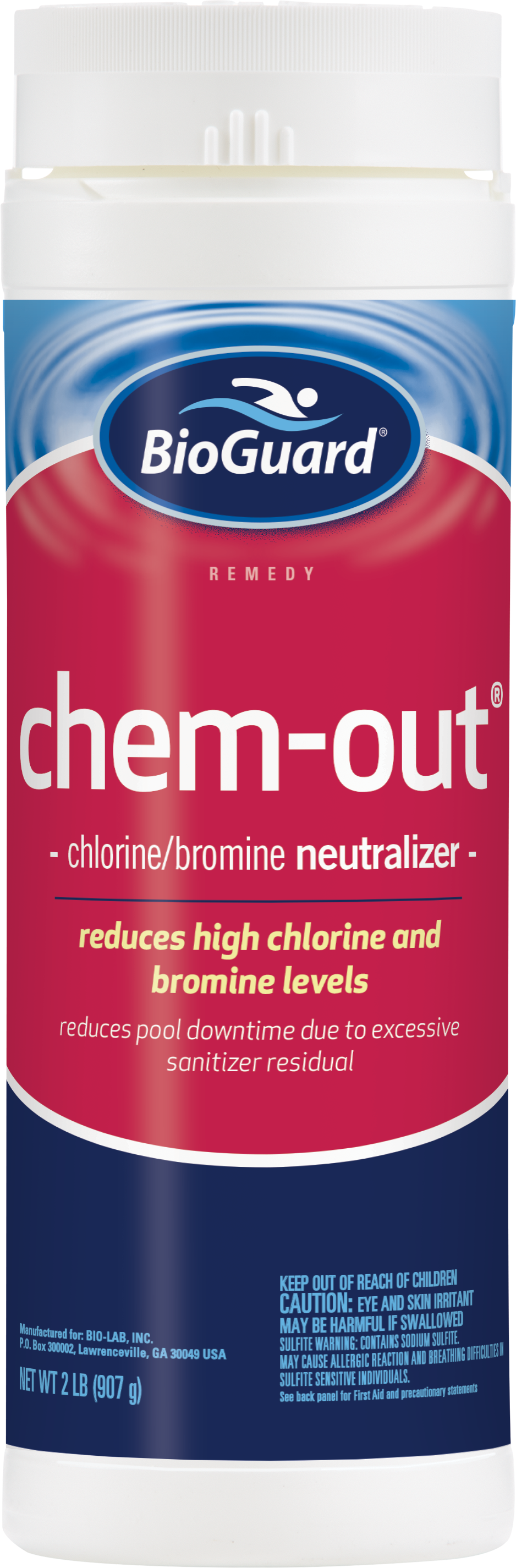 BioGuard Chem-Out, Chlorine/Bromine Neutralizer 2lb 23647BIO