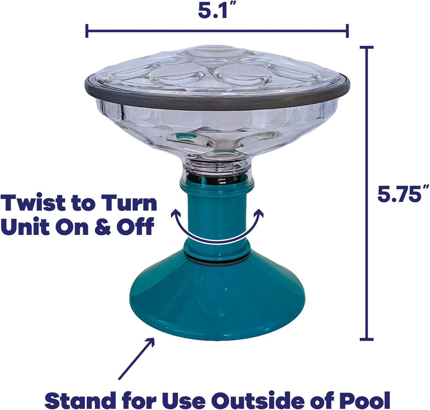 Game HydroGLO 360 Underwater LED Pool Light Show 20000-6PK-01