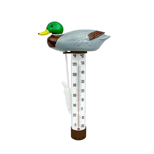 Poolmaster Mallard Duck Floating Thermometer 25309