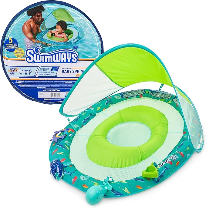 SwimWays Baby Splash N Play Spring Float 6069330