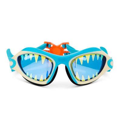 Bling20 Megamouth Swim Goggles Riptide Royal Blue/Sharktooth White MEGAMOUTH8B