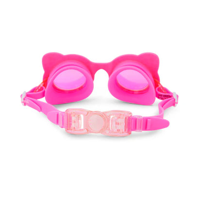 Bling20 Smitten Kitten Swim Goggles Paw Print Pink/Mango Mittens KITTEN8G