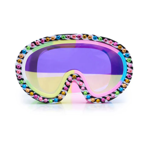 Bling20 Zebra Print Swim Mask ZEBRA8MK