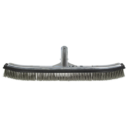 Poolmaster 18" Aluminum Back Algae Brush w/Stainless Steel Bristles 20183