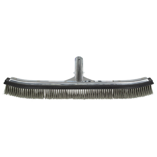 Poolmaster 18" Aluminum Back Algae Brush w/Stainless Steel Bristles 20183