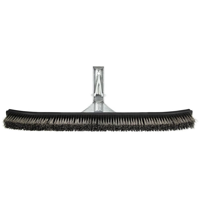 Poolmaster 18" Aluminum Back Algae Brush w/Stainless Steel Bristles 20183