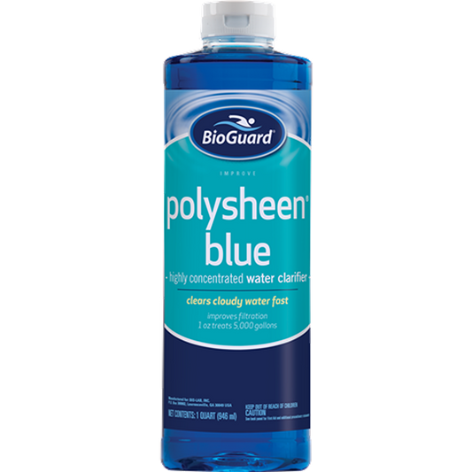 BioGuard Polysheen Blue Highly Concentrated Water Clarifier 1qt 23721BIO