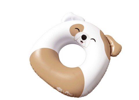 Big Mouth x Squishmallows Brock the Bulldog Inflatable Pool Float 25-BPF-7064