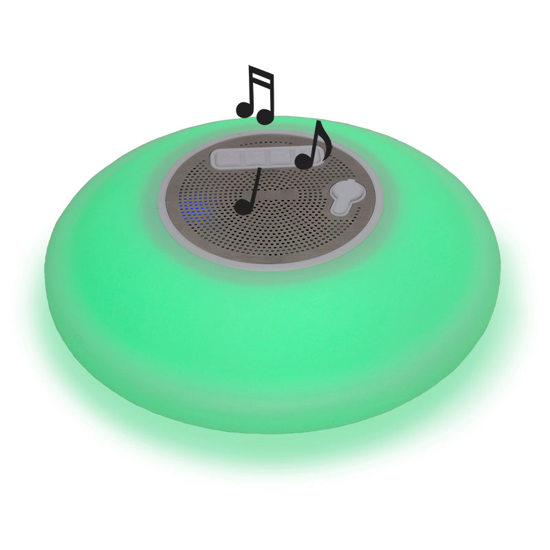 Poolmaster Floating Wireless Speaker w/Multi Light Display 54504