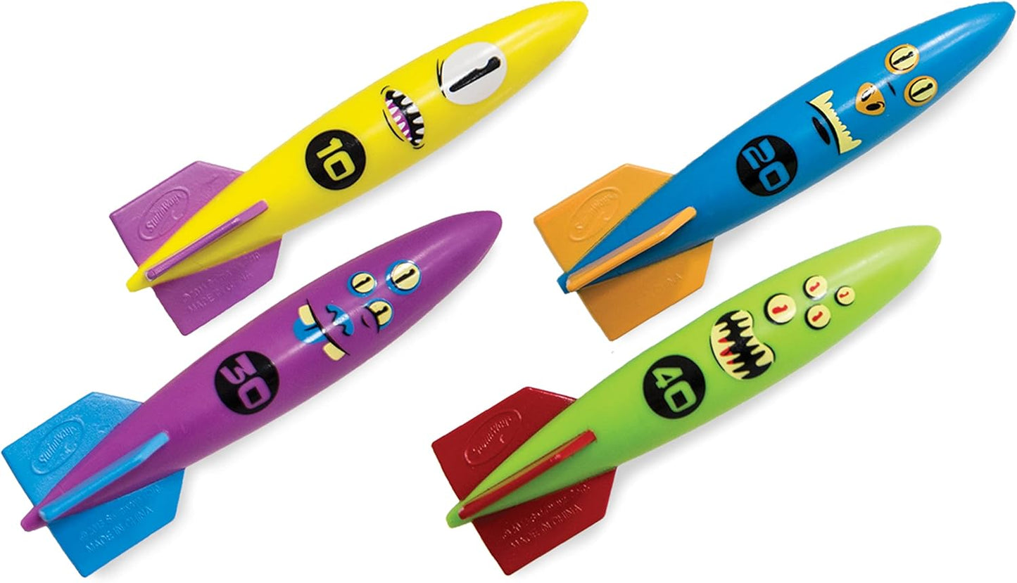 SwimWays Toypedo Bandits Diving Toys (4 Pack) 6069524