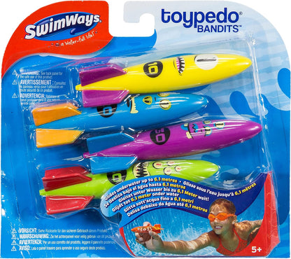 SwimWays Toypedo Bandits Diving Toys (4 Pack) 6069524
