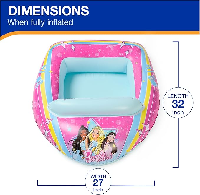 Swimways Barbie Inflatable Boat 6072278