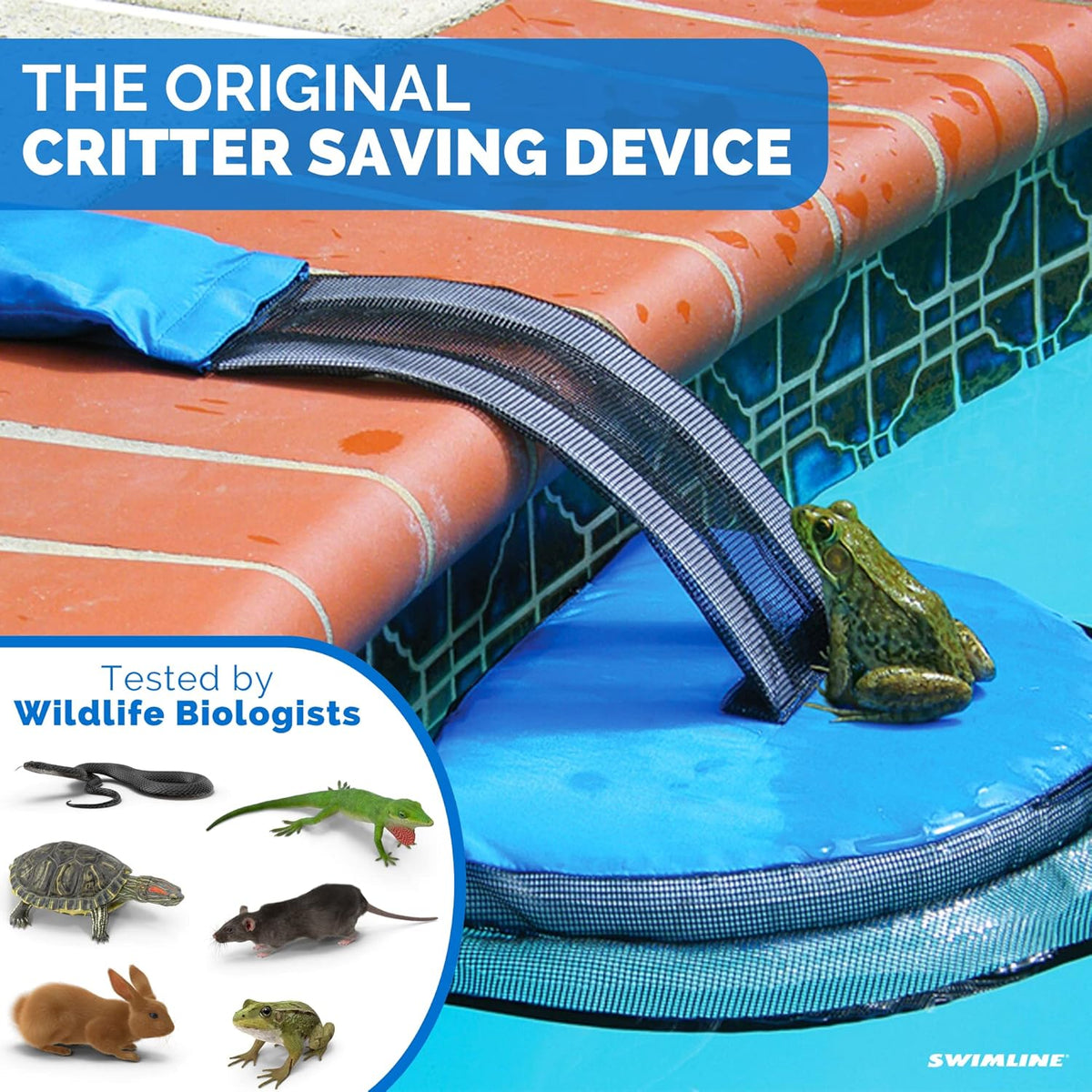Swimline Hydrotools Frog Log-Small Animal Saving Ramp 70200