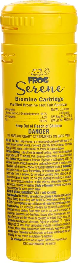 Frog Serene Spa Bromine Cartridge, Yellow