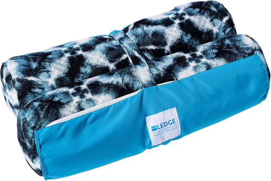 Ledge Lounger Laze Hammock Pool Float, Shibori Blue LLO-90-1055