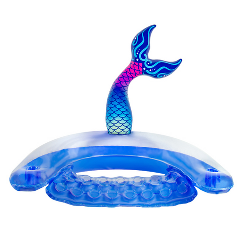 Poolmaster 56" Mermaid Tail Inflatable Sling Chair 85591