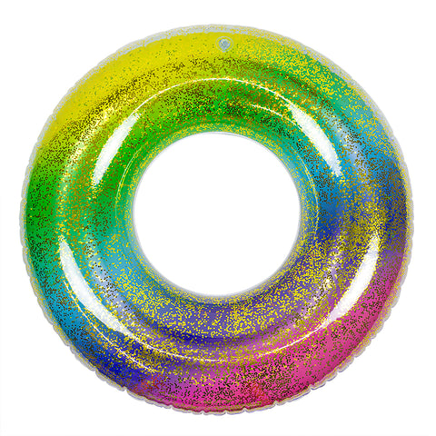 Poolmaster 31" Glitter Tube Inflatable Pool Float 87134