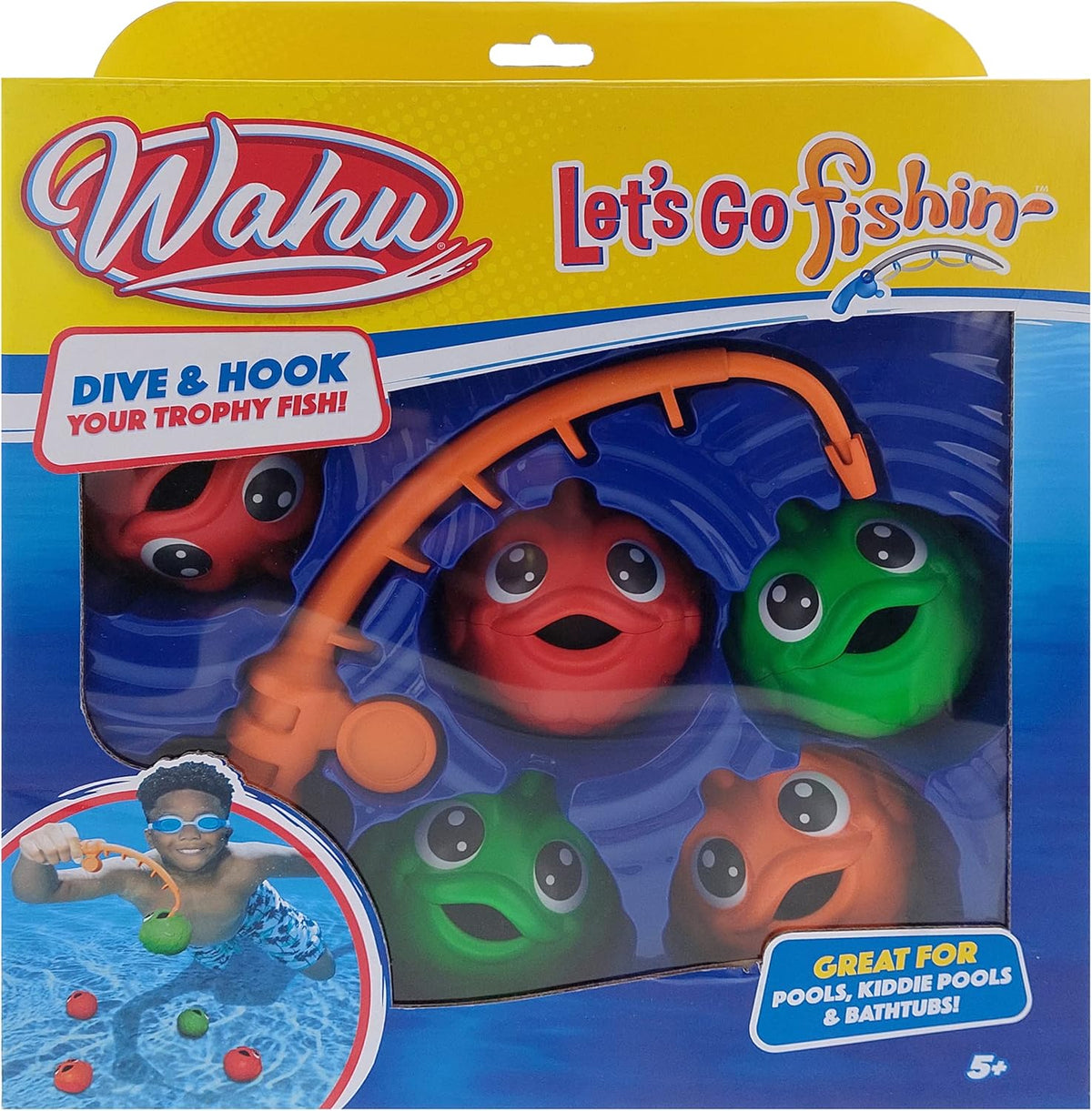 Wahu Let's Go Fishin' 6pc Bath & Pool Water Toy Set 920668