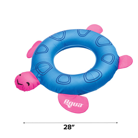 Aqua Leisure Swim Buddy Inflatable Turtle Float Ring AKI22243TT