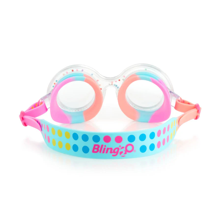 Bling20 Double Bubblicious/Yummy Gummy Swim Goggles BUBBLE8G