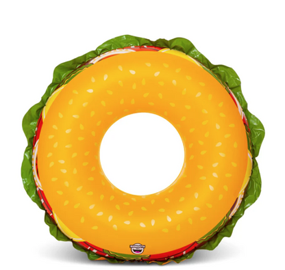 Big Mouth Inc 48" Giant Cheeseburger Inflatable Pool Float BMPF-0071