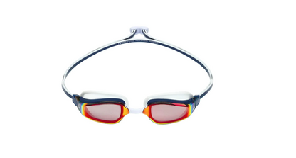 Aquasphere Fastlane Navy Blue/Red/Mirrored Swim Goggles EP3170406LMR