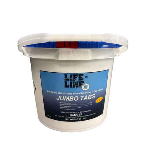 3" JUMBO CHLORINE TABS LIFELINE 25LB