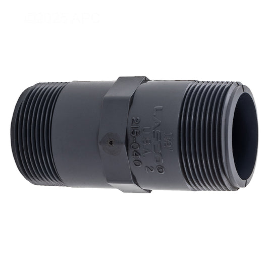 Lasco 1.5" X 4" Threaded Nipple, Gray PV215040
