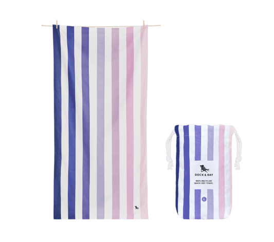 Dock & Bay Extra Long Quick Dry Beach Towel, Dusk To Dawn TOWLB-SUM-XL-DSKDWN