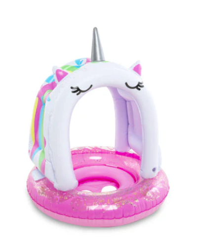 Big Mouth Inc Lil' Unicorn Inflatable Float w/Canopy BMLF-0035