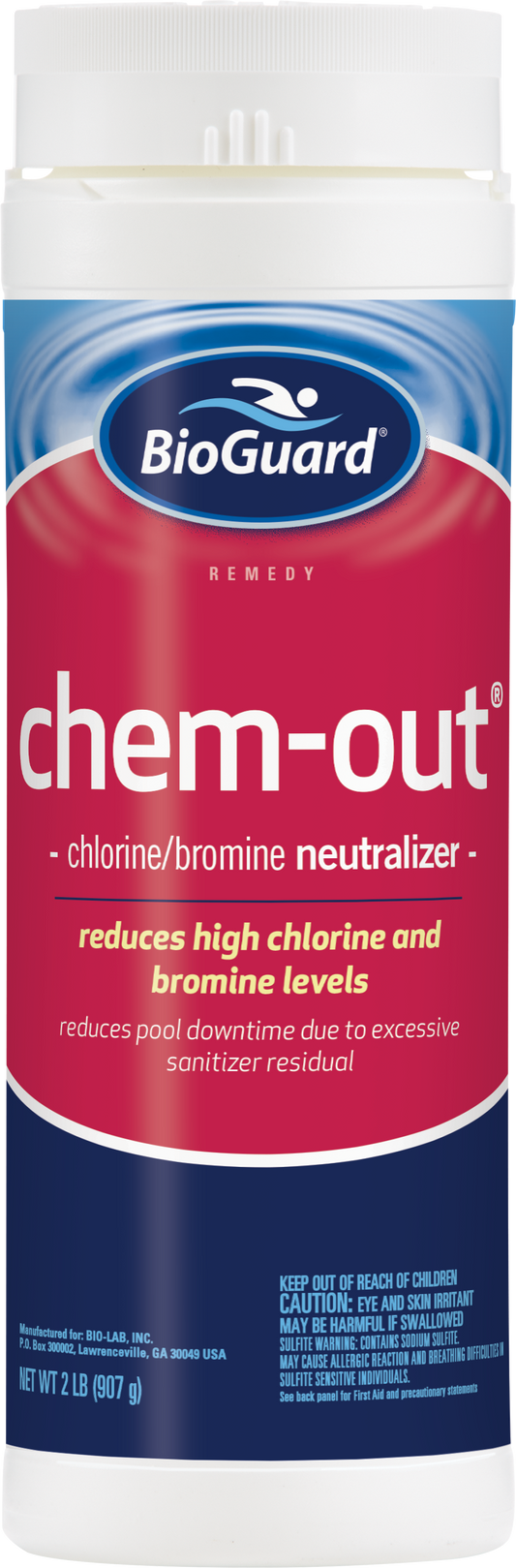 BioGuard Chem-Out, Chlorine/Bromine Neutralizer 2lb 23647BIO