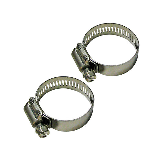 Poolmaster Large 2.25" Stainless Steel Hose Clamps (2 Pack)