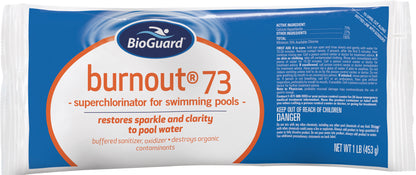 BURNOUT 73 1LB BAG POOL SHOCK - CASE OF 12