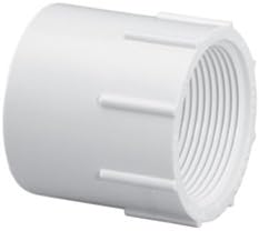 Lasco 2" FPT x 2" Skt Adapter, White PV435020