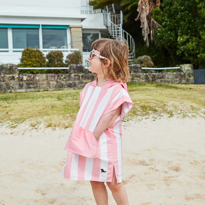 Dock & Bay Kids Quick Dry Poncho, Malibu Pink, Small PONCHK-CAB-SM-LTPNK