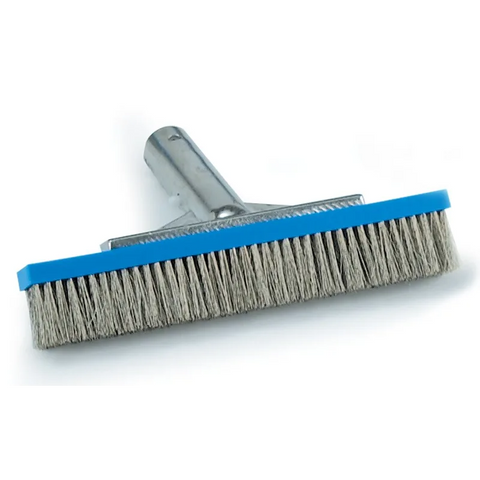 Poolmaster 10" Aluminum Backed Algae Brush w/Stainless Steel Bristles 20177