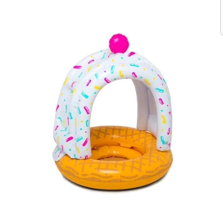 Big Mouth Inc Lil' Canopy Ice Cream Cone Pool Float BMLF-0017