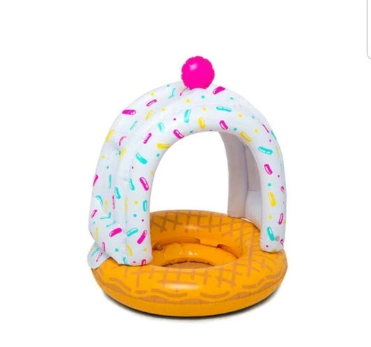 Big Mouth Inc Lil' Canopy Ice Cream Cone Pool Float BMLF-0017
