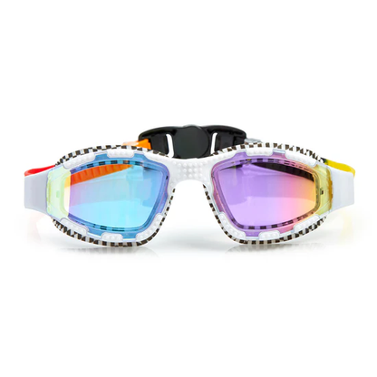 Bling20 Street Vibe Swim Goggles, High Dive White STREET8B