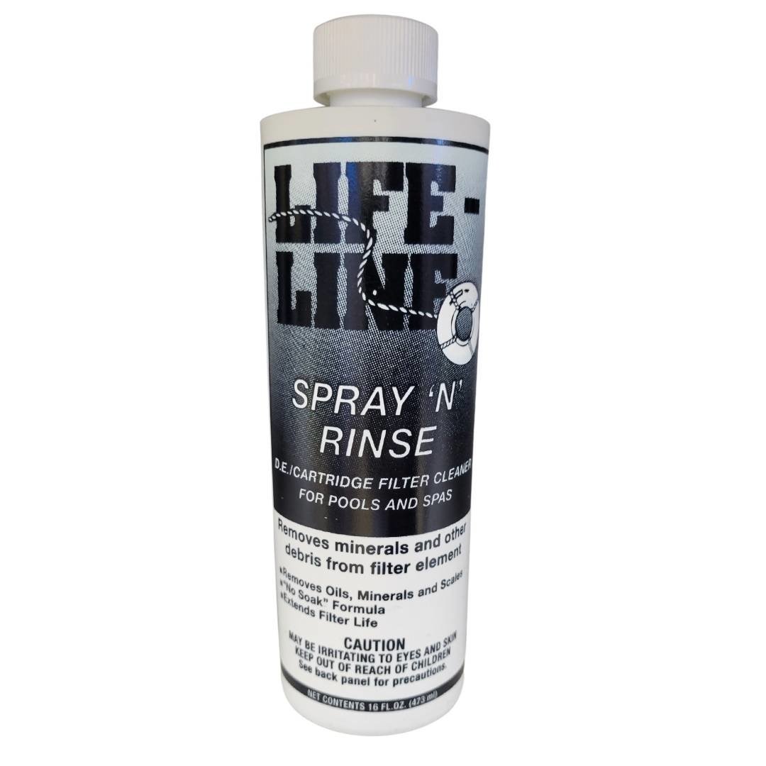 LifeLine Spray N' Rinse DE Filter/Cartridge Cleaner 16oz
